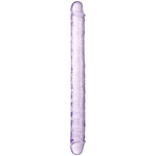 REALROCK Realistisk Dobbeldildo 45 cm - Purple