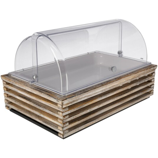 VEGA Buffetsystem komplett Natchez 6,5 cm melamin hvit GN 1/1; Størrelse GN 1/1, 57.5x37x27.7 cm (LxBxH); Vintagehvit/Transparent/Hvit; Rektangulær