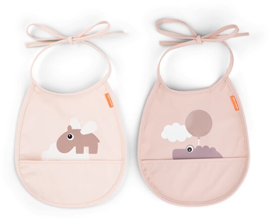 Done By Deer™ Happy Clouds lommesmekk 2-pk rosa Done By Deer™ Happy Clouds lommesmekk 2-pk rosa