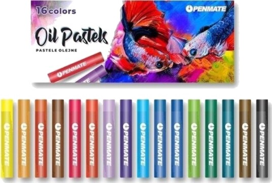 Penmate Oljepastellblyanter 16 Farger Penmate