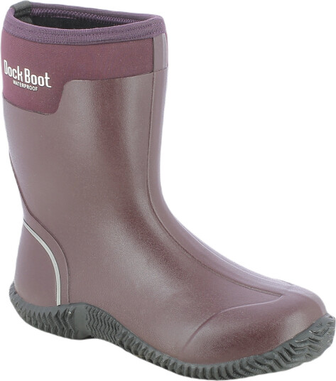 Dock Boot "Lista" Gummistøvler Burgunder Purple 36 Dock Boot "Lista" Gummistøvler Burgunder Purple 36