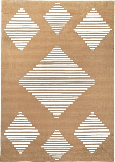 Wilton teppe   Carmen brun/hvit Størrelse: 160 x 230 cm