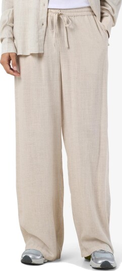 NOISY MAY Nmleilani Nw Loose Pants Wvn Noos   Beige   S