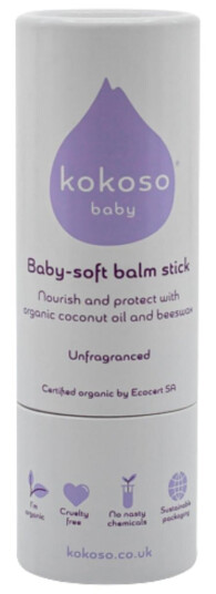 Kokoso Baby Twist Up Unfragranced Balm 13g Kokoso Baby Twist Up Unfragranced Balm 13g