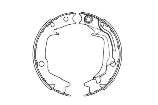 Bremsesko sett KAVO PARTS KBS 3415 Bremsesko sett KAVO PARTS KBS 3415