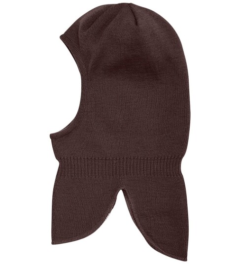Minymo Balaclava Knit - Brown - 6-9M