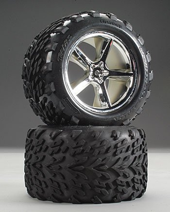 Traxxas 5374 Talon 3.8" Tire On Gemini Wheel T-Maxx/Revo 2 Traxxas 5374 Talon 3.8" Tire On Gemini Wheel T-Maxx/Revo 2