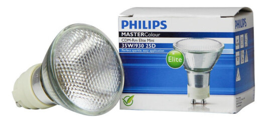 Philips MASTERColour GX10 CDM-RM Elite Mini 35W 25D - 930 varm hvit | beste fargegjengivelse