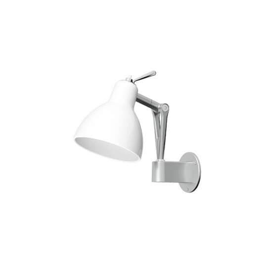 Rotaliana - Luxy W0 Vegglampe Alu/Blank Hvit