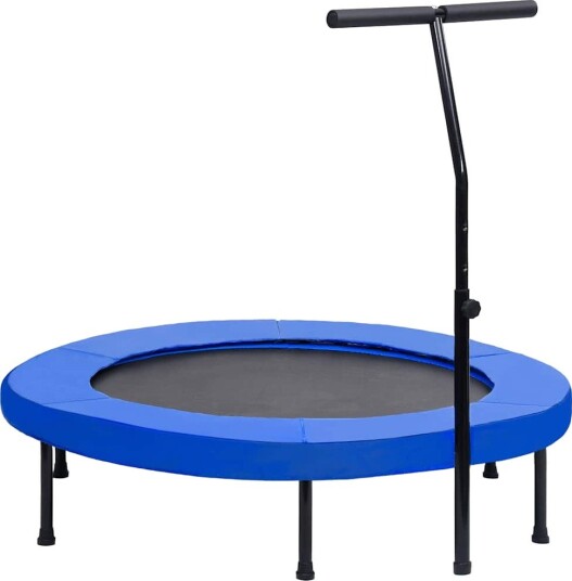 vidaXL Trim trampoline med håndtak og sikkerhetspute 122 cm