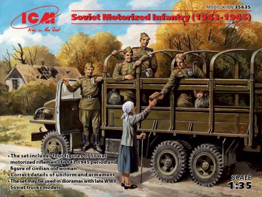 ICM 1/35 Soviet Motorized Infantry (1943-1945)