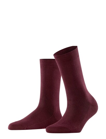 Falke Women Family Everyday Casual   Burgundy   35 38