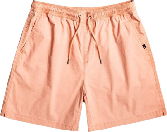 Quiksilver Taxer Elastic Waist Shorts Orange XS