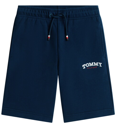 Tommy Hilfiger Shorts Momotype grafikk Dark Natt Navy 5 år 110 Shorts Blå