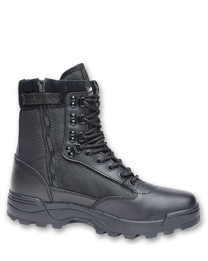 Brandit Tactical Security Støvle m. Glidelås Svart Brandit Tactical Security Støvle m. Glidelås Svart