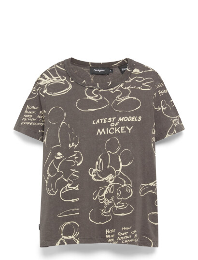 Desigual Mickey Sketch - Black - S