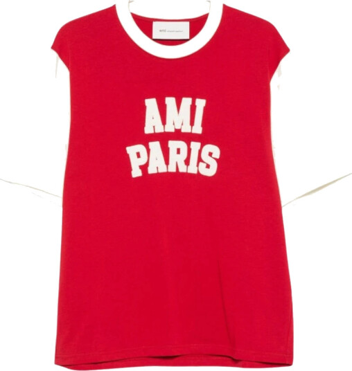 Ami Paris Dame Topper Rød L,