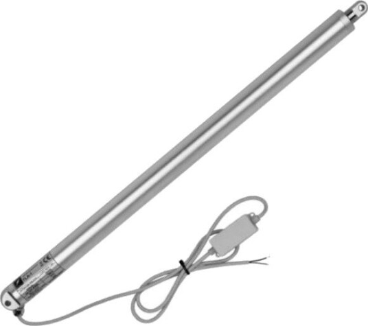 Rørformet lineæraktuator 500N 12V – 30 cm slag, overbelastningsvern og IP65 Rørformet lineæraktuator 500N 12V – 30 cm slag, overbelastningsvern og IP65