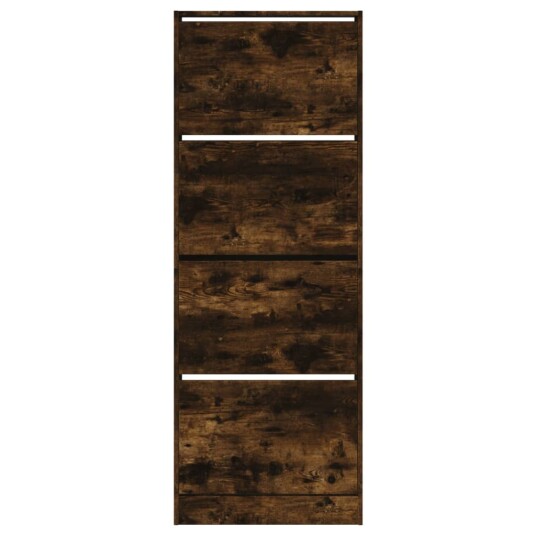 Skoskap røkt eik 60x21x163,5 cm konstruert tre 8721012381438