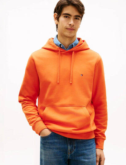 Tommy Hilfiger Essential Terry Hoody Orange XS
