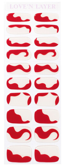Love'n Layer   Abstraction Layers Grape Red