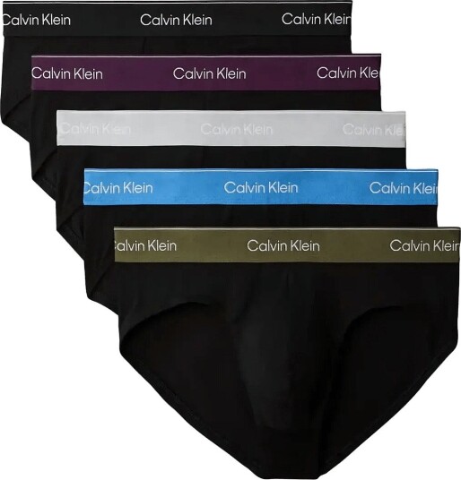 Calvin Klein Hip Brief 5Pk BLACK BODIES W BLACK HARBOR MIST D XS Calvin Klein Hip Brief 5Pk BLACK BODIES W BLACK HARBOR MIST D XS
