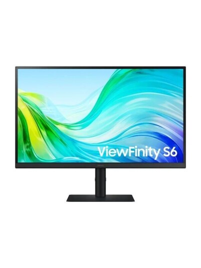 Samsung ViewFinity S6 27" QHD PC Skjerm - IPS, 100Hz, 5ms, Svart Samsung ViewFinity S6 27" QHD PC Skjerm - IPS, 100Hz, 5ms, Svart