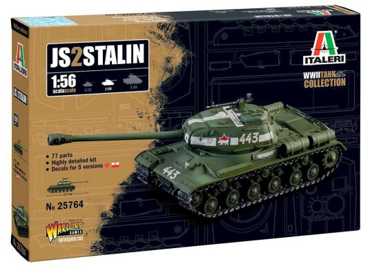 Italeri JS 2 Stalin Modellbyggesett 1:56