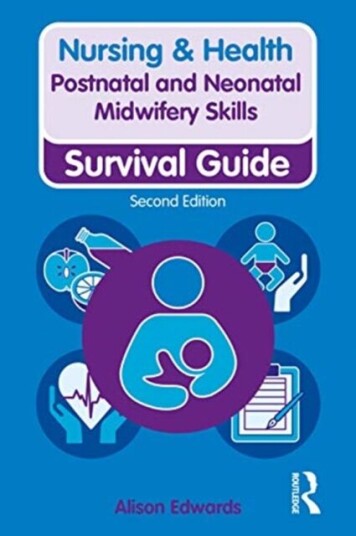 Postnatal And Neonatal Midwifery Skills Av Alison Edwards