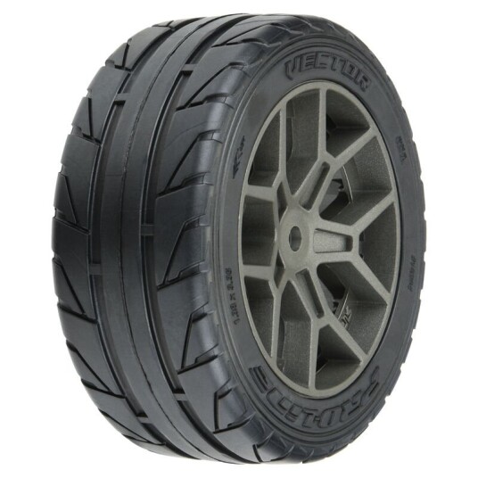 Pro-Line 10204-10 1/8 Vector S3 Front/Rear 35/85 2.4" Belted Mou