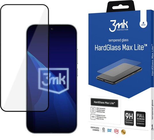 3Mk Hardglass Max Lite Svart Xiaomi 17/17 Pro