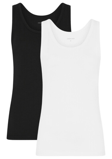 Urban Quest 2-Pack Women Bamboo Tank topp multi XL
