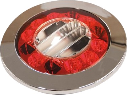 Strands Baklys Red Eye Tail/Brake/Indicator Lamp 24 LED 12/24v 122mm
