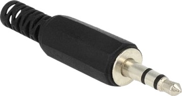Delock Lydkontakt Stereo Mini Jack Hann Svart