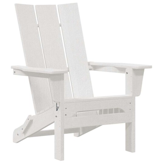 3-delt hage lounge sett Hvit HDPE 3-delt hage lounge sett Hvit HDPE