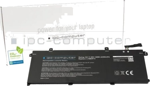 Lenovo Batteri Til Bærbar Pc Litiumion 3-Cellers 50 Wh 5B10W13907