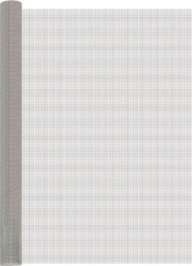 vidaXL Maskeskjerm 120 x 1000 cm 8 Mesh Rustfritt stål 201 Sølv