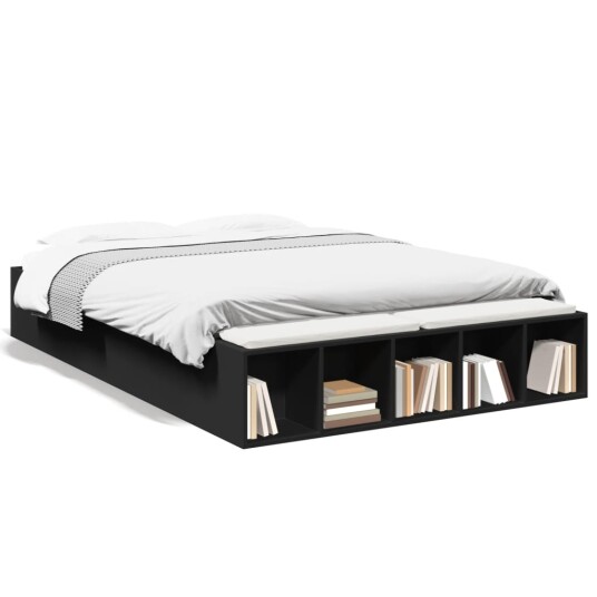  Sengeramme svart 135x190 cm konstruert tre 8721102622410
