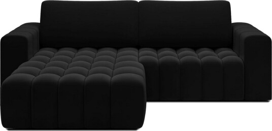 Seksjon Eltap Bonett 250x175x92 cm Matt Velvet 99 Blå Venstre
