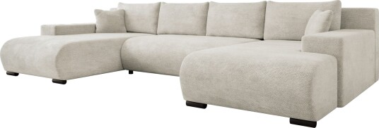 Krysen 4 seters sovesofa med dobbeltdivan   beige