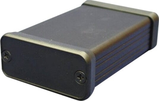 Hammond Electronics 1455R2201BK 223 × 160 × 30,5 mm Aluminium Svart Kabinett