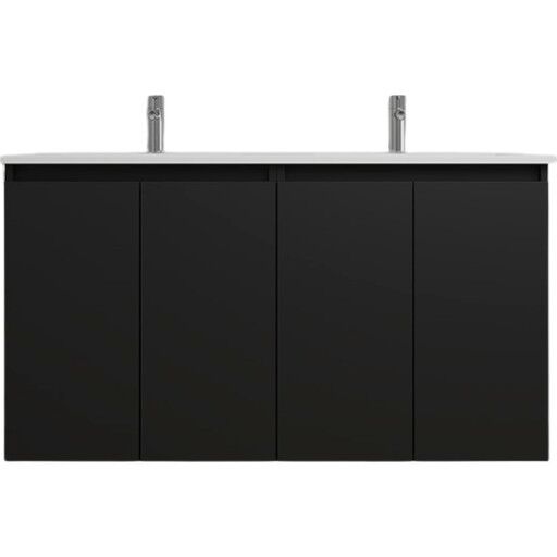 Sanibell Online møbelpakke usamlet 121x46 cm matt svart Sort Sanibell Online møbelpakke usamlet 121x46 cm matt svart Sort