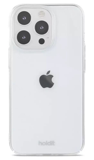 Holdit iPhone 14 Pro Slim Plast Deksel - Transparent