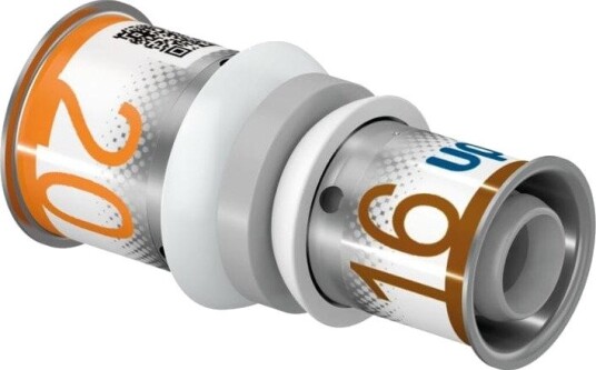 Uponor S-Press Plus Reduksjon PPSU 20-16mm Rørdel med Trykkkobling