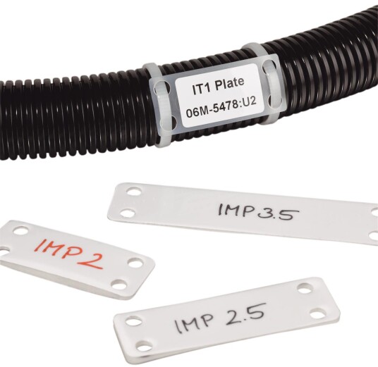 Hellermann Tyton 151 42259 Merkeplate hvit 100 pakning 19,05 x 63,5 mm Installasjonsmaterial