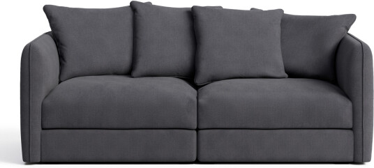 No Ga - Pavarotti 2-Seater Shadow Dark Grey Sofaer
