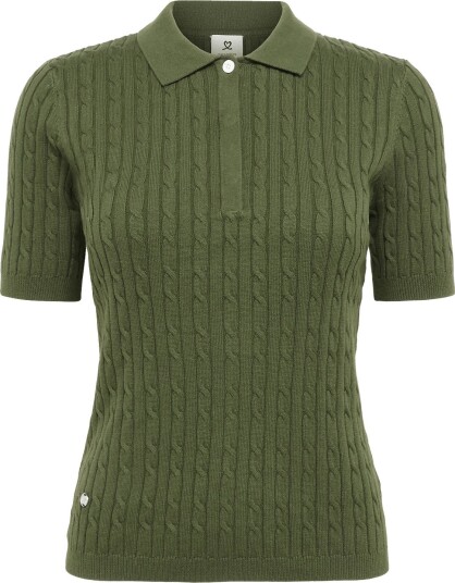 Daily Sports Madelene 1/2S Polo Shirt Khaki green XL Daily Sports Madelene 1/2S Polo Shirt Khaki green XL