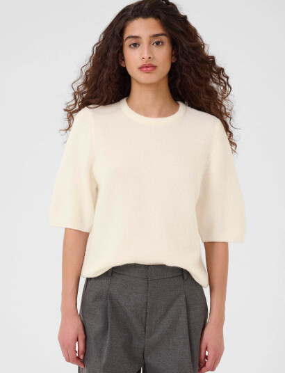 Gestuz Alphagz Ss Tee Noos - Cream - M