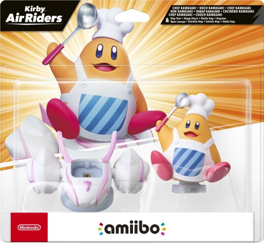 Nintendo amiibo Chef Kawasaki & Hop Star Kirby Air Riders 180705