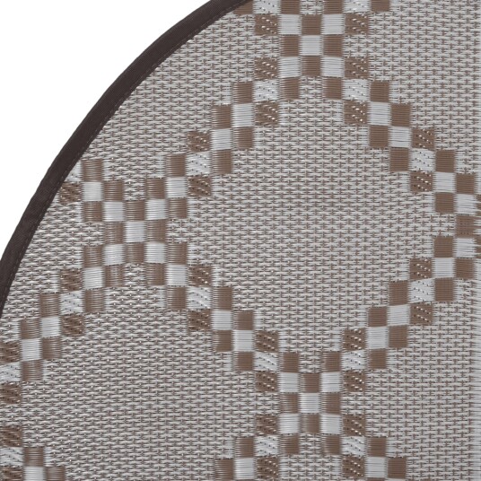 Uteteppe brun Ø120 cm PP 368478 Uteteppe brun Ø120 cm PP 368478